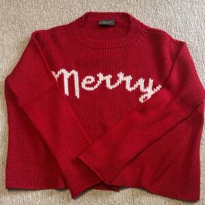 ‘Merry' Crew Neck Sweater